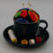 This shows that you can hold thread as well as bobbins in the tray. Just an example, they are not included for sale.